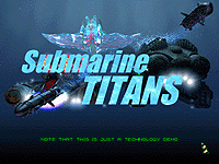「Submarine TITANS」のタイトル画面