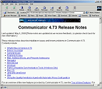 「Netscape Communicator」v4.73英語版