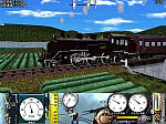 蒸気機関車本体はもちろん、周囲の風景も美しく描かれている