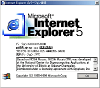 Internet Explorer 5.01 Service Pack 2