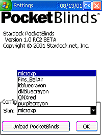 「PocketBlinds」v1.0 RC2 BETA