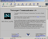 「Netscape Communicator」v4.79英語版