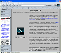 「Netscape」v6.2.3英語版