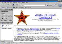 「Mozilla」v1.0 RC 3
