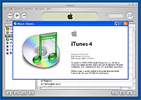 「iTunes for Windows」v4.6 英語版