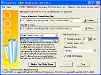 「PowerPoint Slide Show Converter」v1.0.1.3
