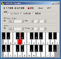 「PARCOR Vocoder」v0.3