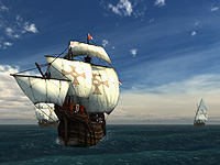 「Voyage of Columbus 3D Screensaver」v1.0