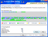 「Auslogics Disk Defrag」v1.4.9.245
