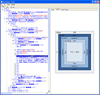 開発者向けの“Developer tools”機能では、Webページの構造をHTMLのツリーや色枠などで確認することが可能