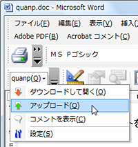 「quanp Add-in for Microsoft Office 2003/2007」