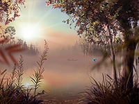 「Fog Lake 3D Screensaver」v1.0